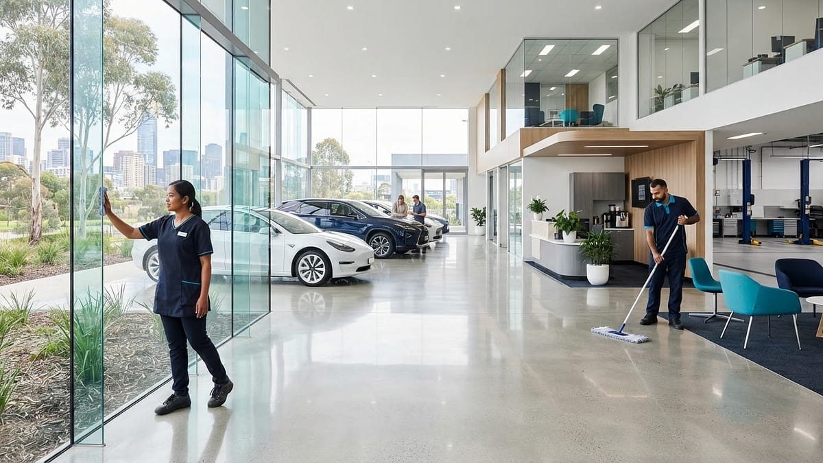 Auto Dealership Cleaning: Melbourne Buyer’s Guide 2026