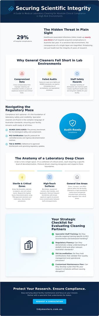 Medical Laboratory Cleaning Services Melbourne: The 2026 Guide to Clinical Compliance