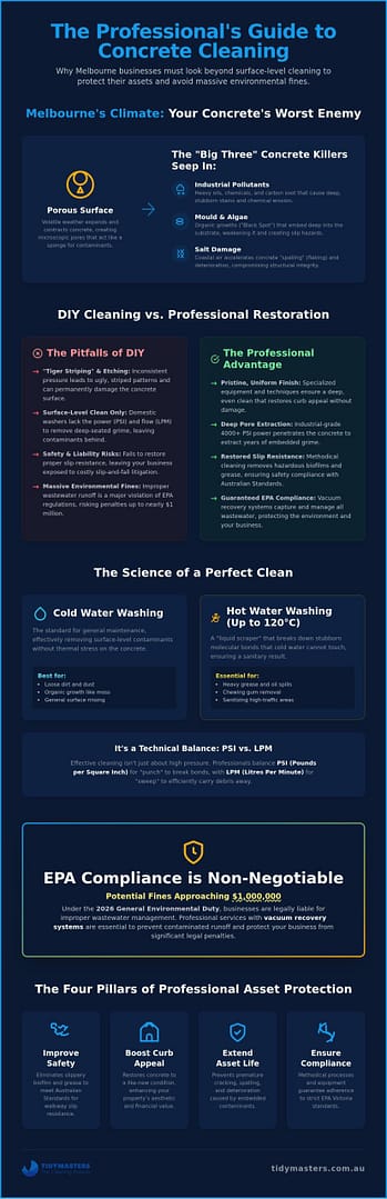 Concrete Pressure Washing Melbourne: The 2026 Professional Guide