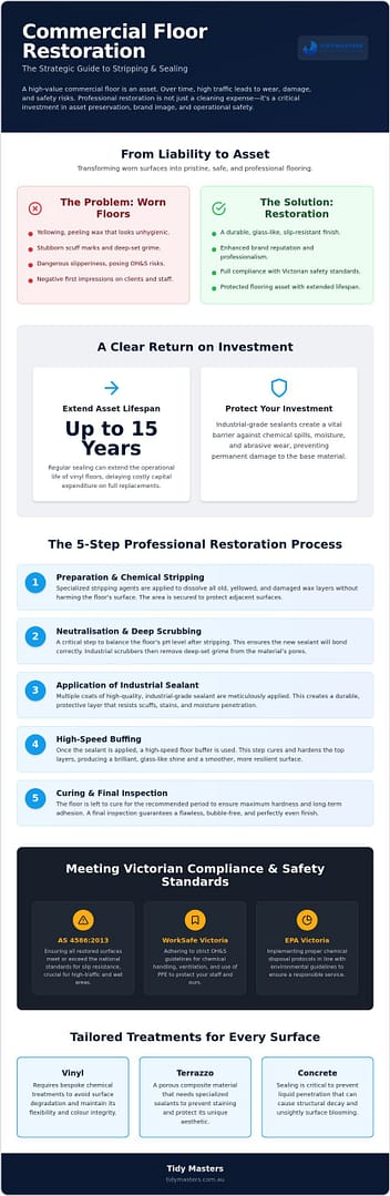 Commercial Floor Stripping and Sealing Melbourne: The 2026 Asset Protection Guide
