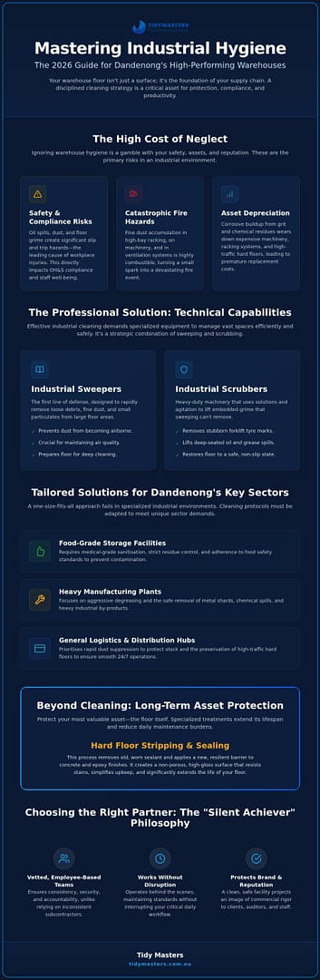 Warehouse Cleaning Dandenong: The 2026 Guide to Industrial Maintenance