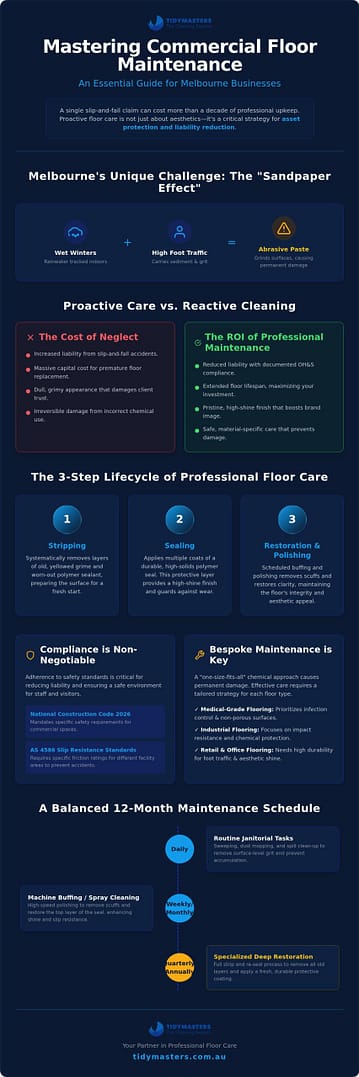 Commercial Floor Maintenance Melbourne: The 2026 Guide to Safety and ROI