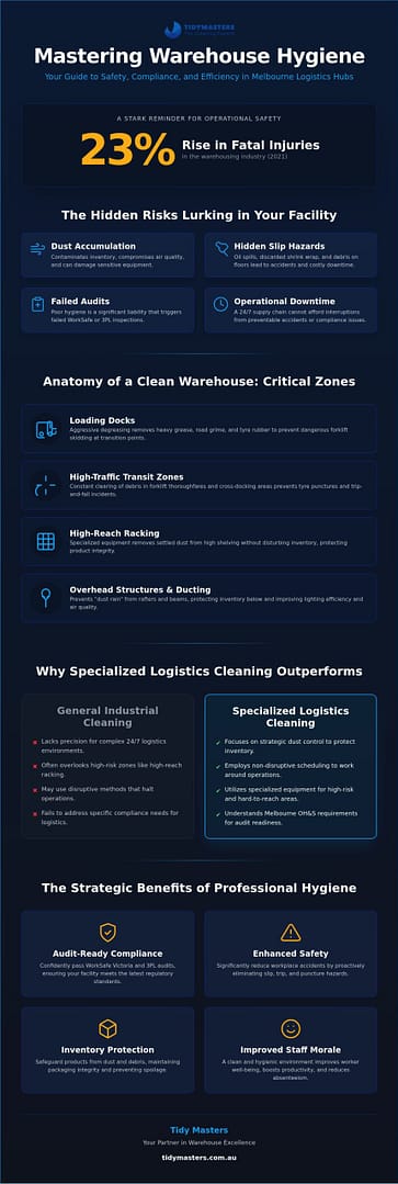 Logistics Warehouse Cleaning Melbourne: The 2026 Guide to Operational Safety