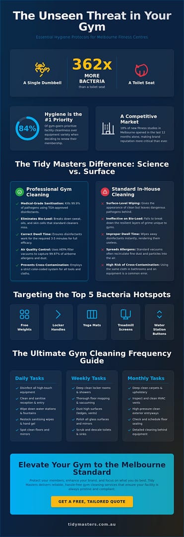 Gym Cleaning Services Melbourne: Professional Hygiene for Fitness Centres in 2026