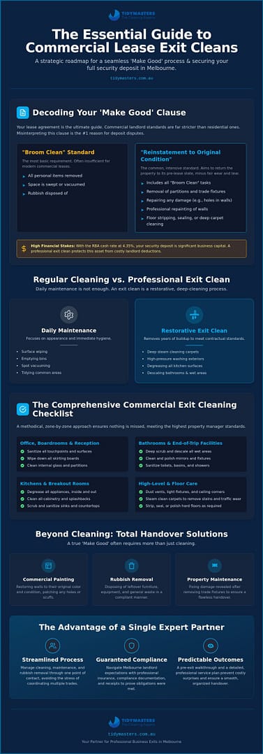 Exit Clean for Commercial Lease Melbourne: The 2026 Make Good Guide