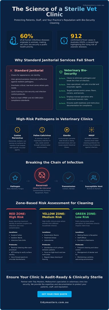 Veterinary Clinic Cleaning in Melbourne: The 2026 Guide to Clinical Bio-Security