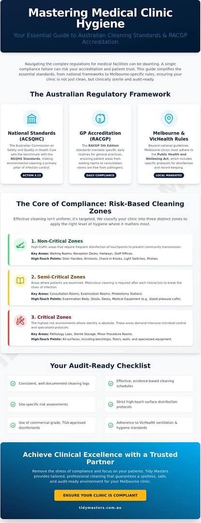Medical Clinic Cleaning Standards in Australia: The 2026 Melbourne Guide