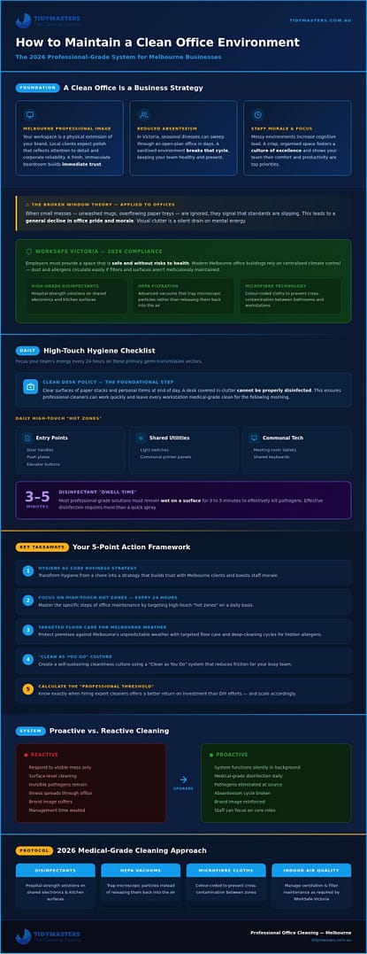 How to Maintain a Clean Office Environment: The Ultimate 2026 Checklist