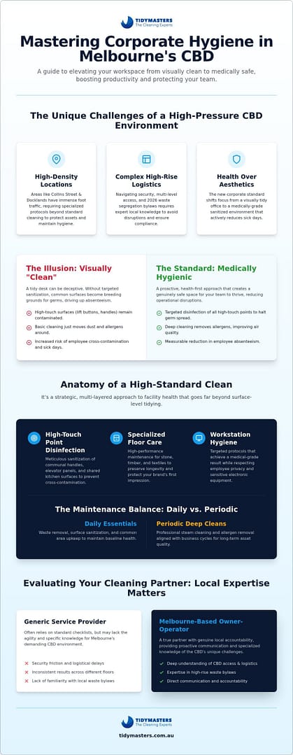 Corporate Cleaning Services Melbourne: The 2026 Guide to High-Performance Office Hygiene