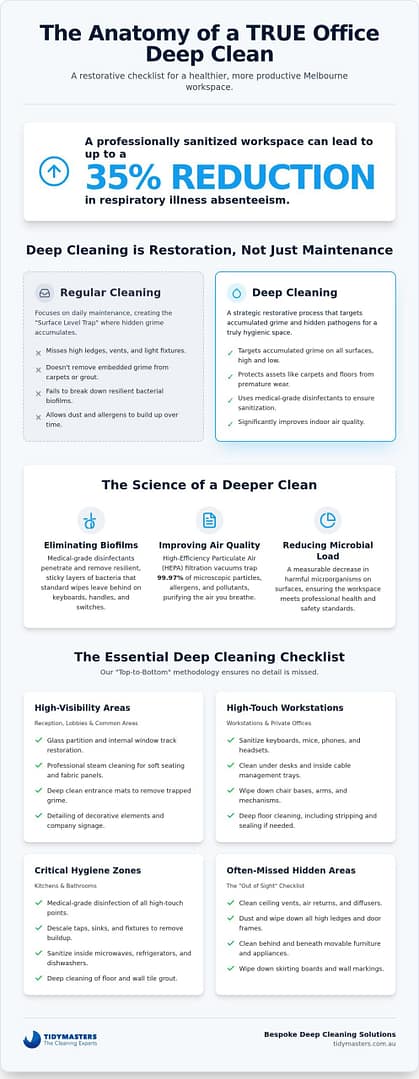 2026 Office Deep Cleaning Checklist for Melbourne