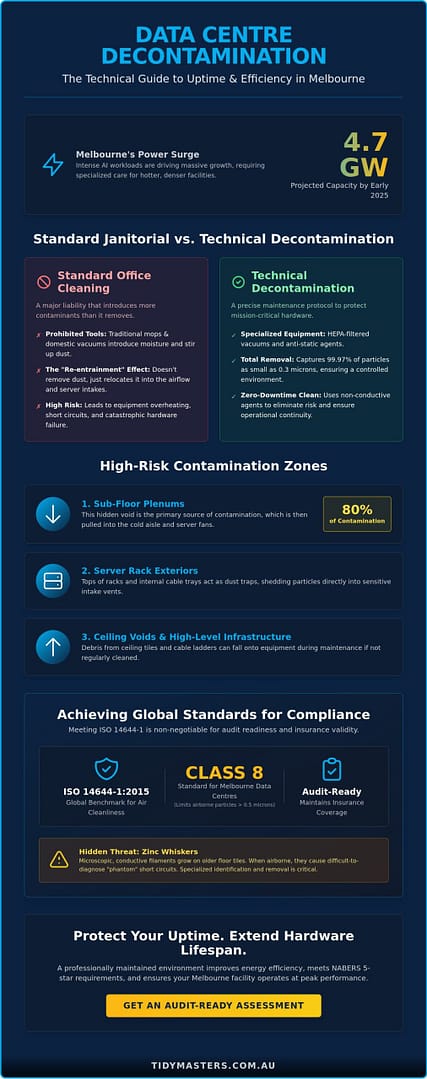 Data Centre Cleaning Services Melbourne: The 2026 Guide to Mission-Critical Hygiene