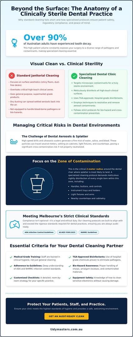 Dental Clinic Cleaning Services Melbourne: Medical-Grade Hygiene Standards