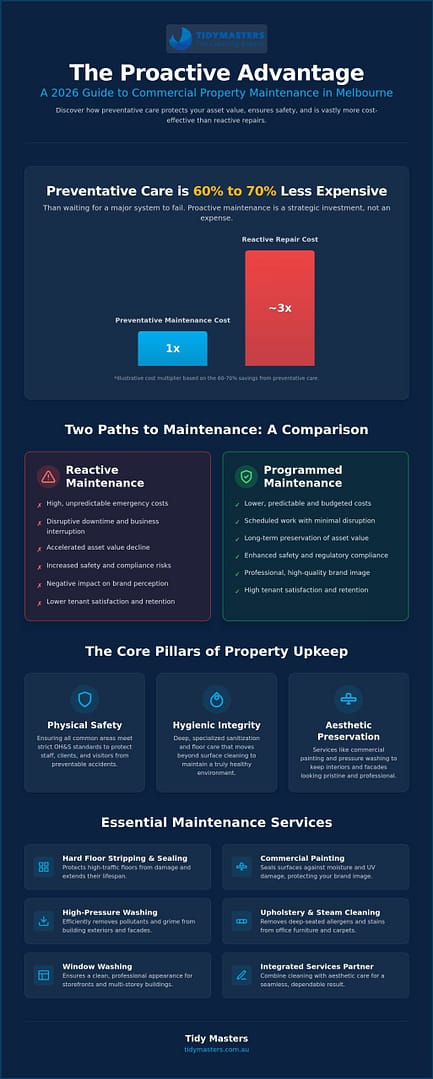 Commercial Property Maintenance Melbourne: The 2026 Guide to Asset Preservation