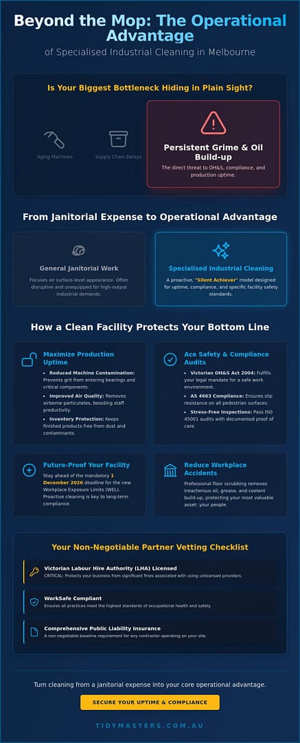 Manufacturing Facility Cleaning Melbourne: The 2026 Operational Excellence Guide