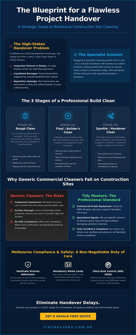Construction Site Cleaning Services Melbourne: The 2026 Guide to Flawless Handovers