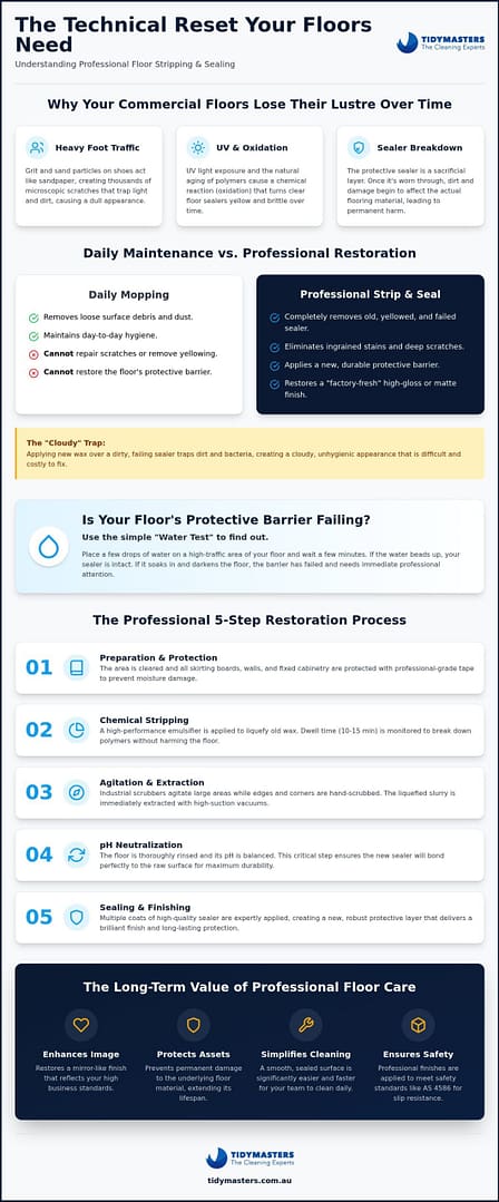 Floor Stripping and Sealing Melbourne: The 2026 Professional Guide to Floor Restoration