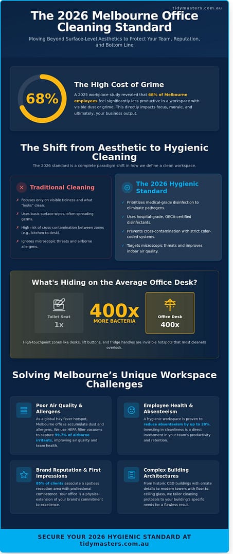 Professional Office Cleaning Melbourne: The 2026 Guide to a Hygienic Workspace