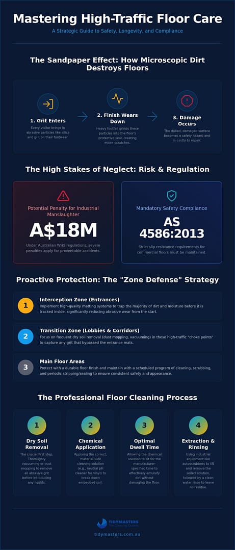 High Traffic Area Floor Cleaning: The 2026 Professional Maintenance Guide