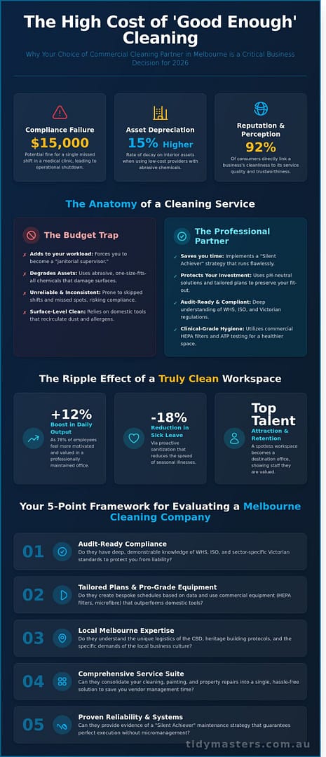 Commercial Cleaning Company Melbourne: The Business Owner’s Guide to Hassle-Free Facility Maintenance (2026)