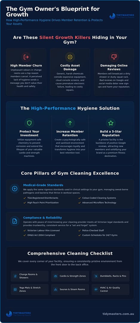 Gym Cleaning Melbourne: The 2026 Guide to Hygiene & Member Retention