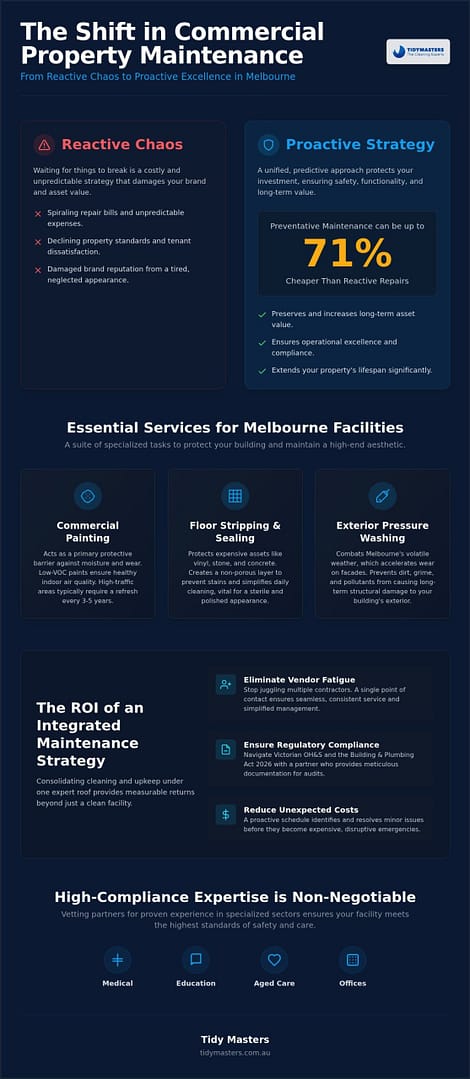 Commercial Property Maintenance Melbourne: The 2026 Facility Manager’s Guide