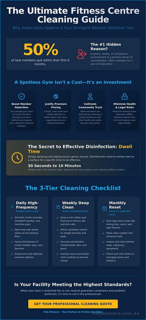 The Ultimate Fitness Centre Cleaning Checklist for 2026