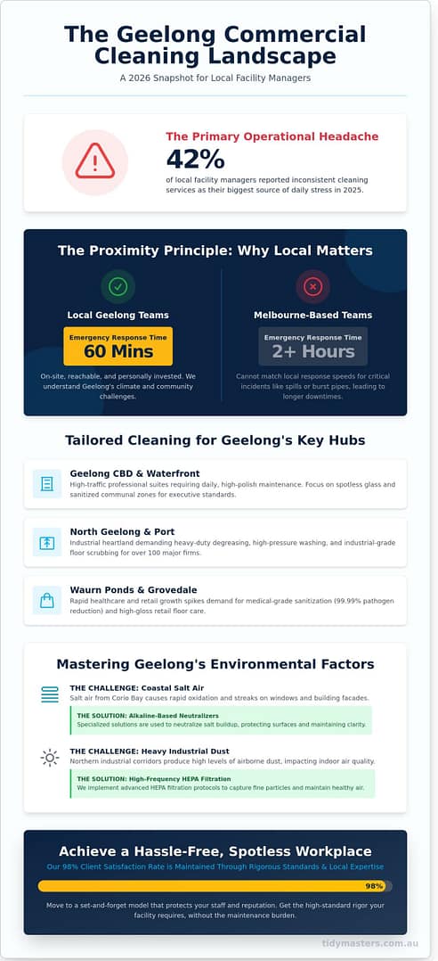Commercial Cleaning Geelong: The Complete Reference Guide 2026