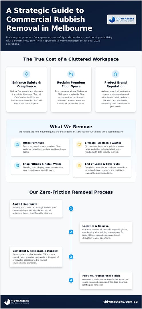 Commercial Rubbish Removal Melbourne: The 2026 Guide to a Clutter-Free Business