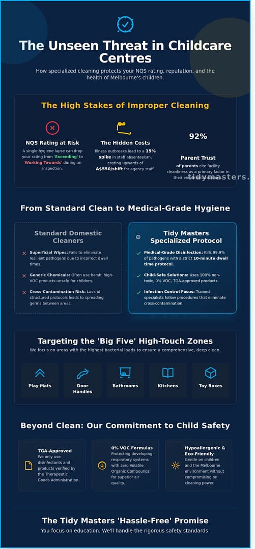 Professional Childcare Cleaning in Melbourne: Ensuring Health, Safety, and Compliance