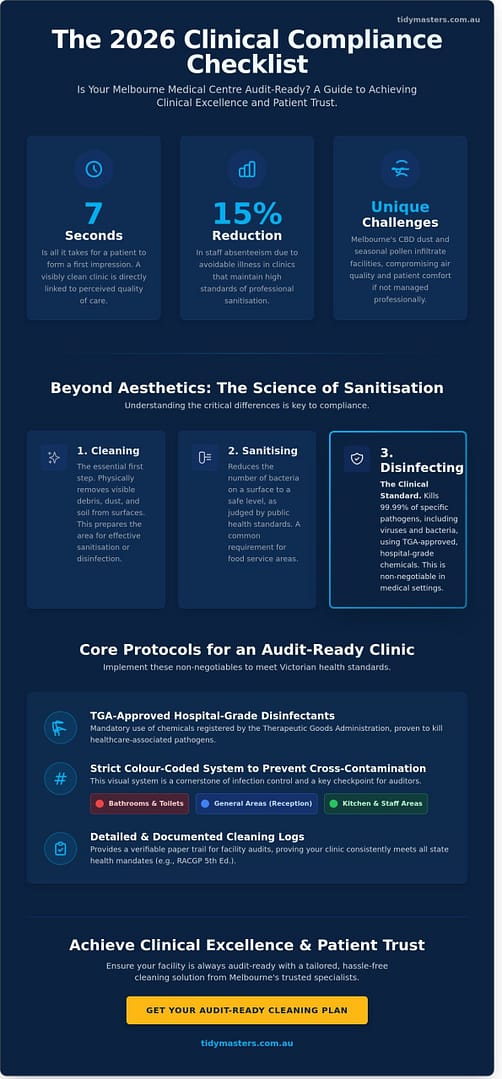 Medical Centre Cleaning Melbourne: The 2026 Clinical Compliance Checklist