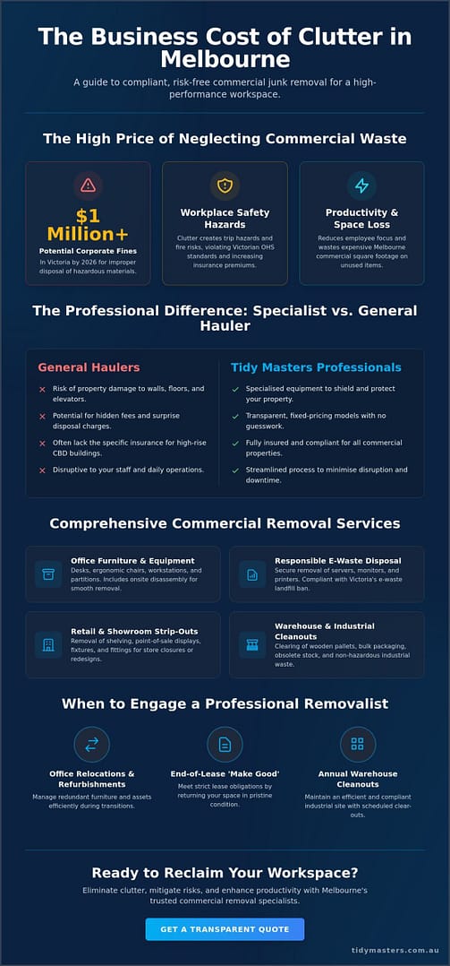 Commercial Junk Removal Melbourne: The Professional Business Guide for 2026