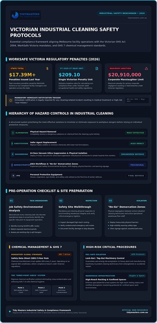 Industrial Cleaning Safety Procedures: The 2026 Melbourne Business Checklist