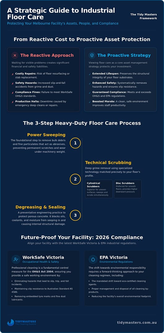 Industrial Floor Cleaning Services Melbourne: The 2026 Facility Manager’s Guide