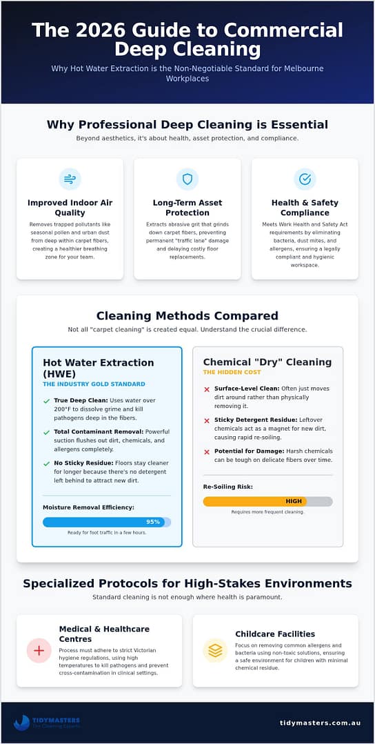 Commercial Steam Cleaning Melbourne: The 2026 Professional Guide