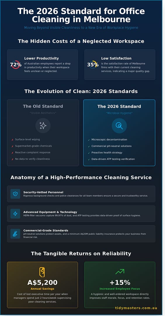 Choosing the Right Office Cleaning Company in Melbourne: The 2026 Business Guide