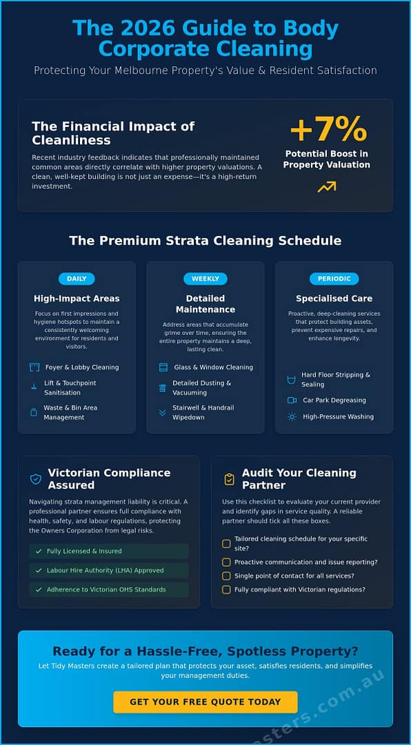 Professional Body Corporate Cleaning Melbourne: The 2026 Strata Management Guide